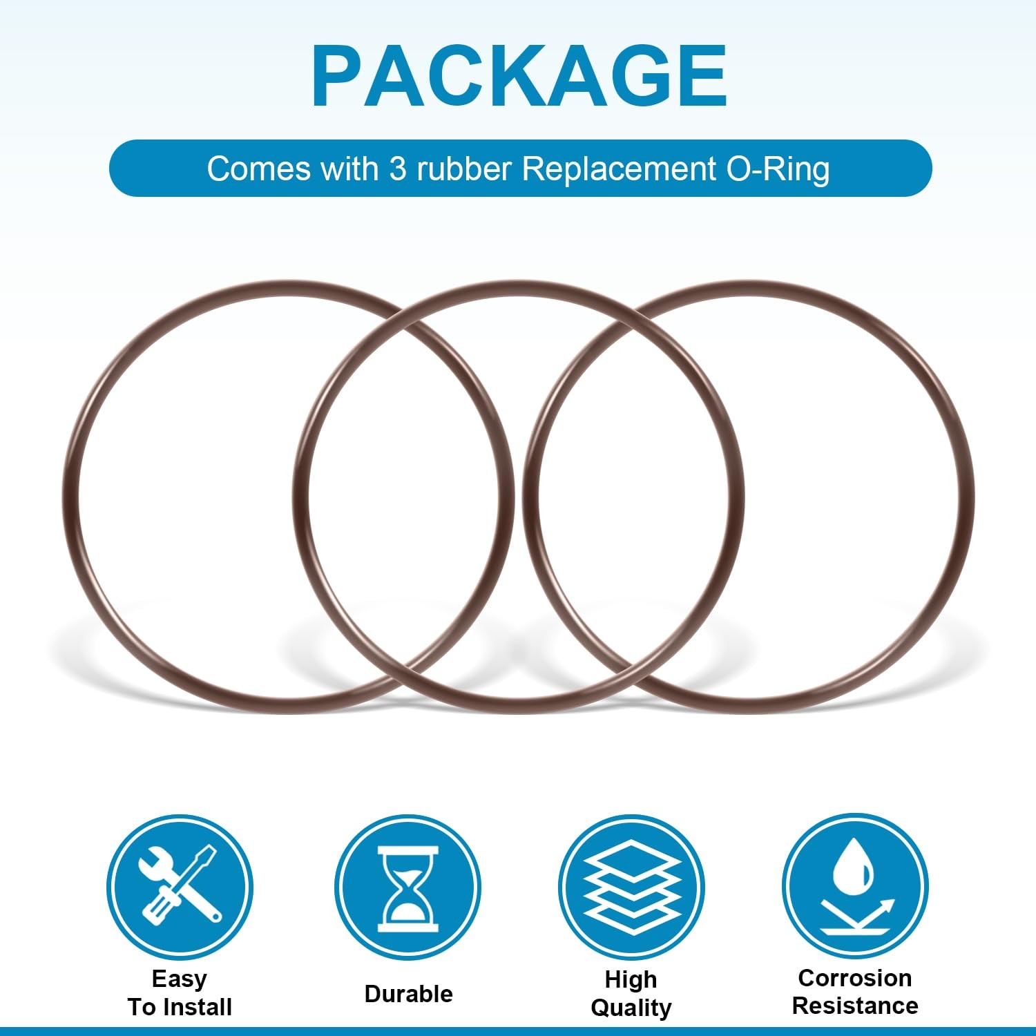 3-Pack R172240,R172223 O-Rings for Pentair Pool Spa Chlorinator Chemical Feeder