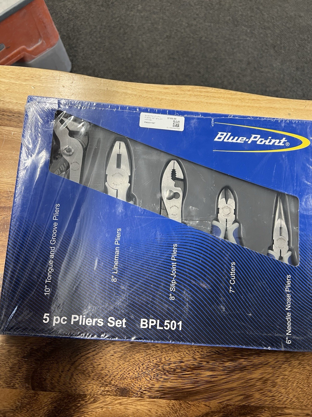 NEW Blue-Point Tools – As Sold By Snap On BPL501 5-piece Pliers & Cutters Set