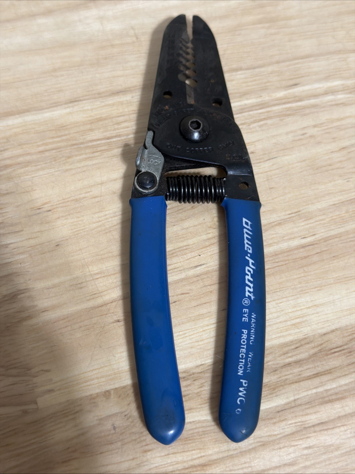 Blue-Point Tools MADE IN USA NEW Soft Grip 7″ Wire Stripper Cutter Pliers PWC7A