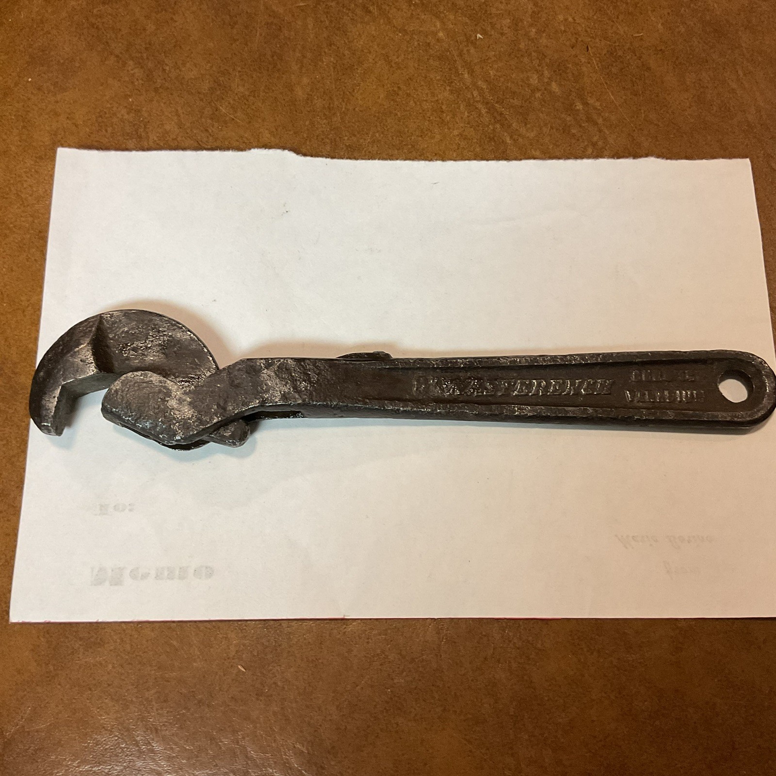 Vintage Heller Bros 6 “ MASTERENCH.. Used , Good Spring