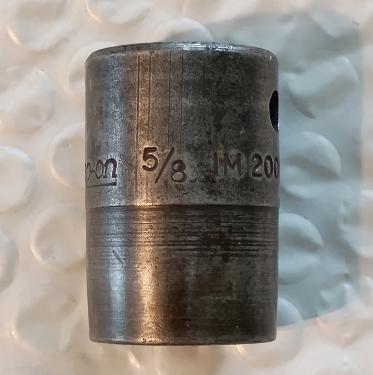 SNAP ON 1M200, 1/2″ DRIVE, 5/8″ IMPACT SOCKET, SHALLOW, 6 POINT.