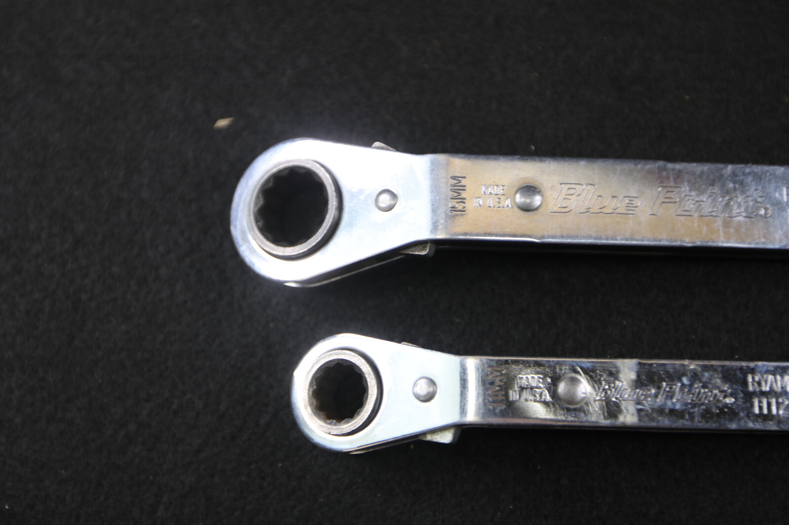 Blue Point RBYAM605 2 pc 12 Point Metric 25° Offset Ratcheting Box Wrench Set 99