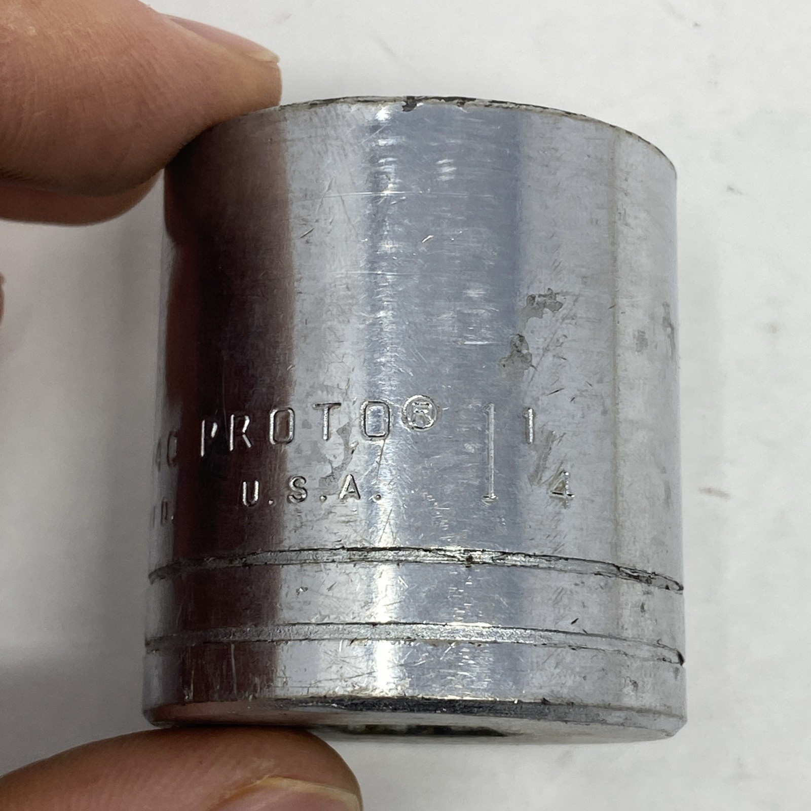 Proto USA 1-1/4″ 12 pt. Chrome Socket 1/2″ Drive 5440