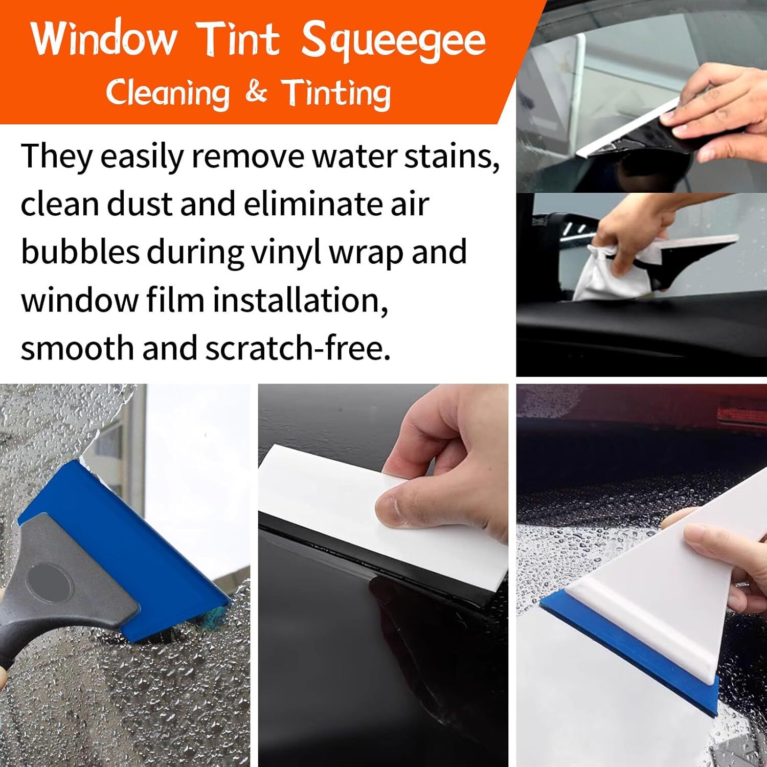 Auto Glass Tinting Tool Set Vinyl Wrap Tool Windshield Rear Window Tinting Tool