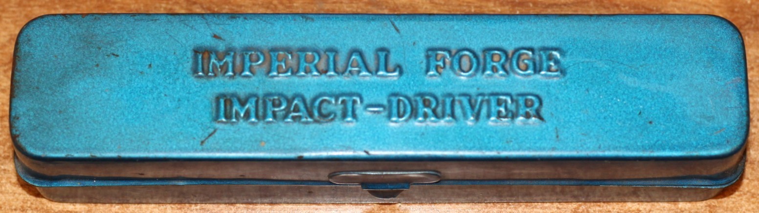 Vintage Imperial Forge Impact Driver No 2500 With Metal Case And 4 Bits USA