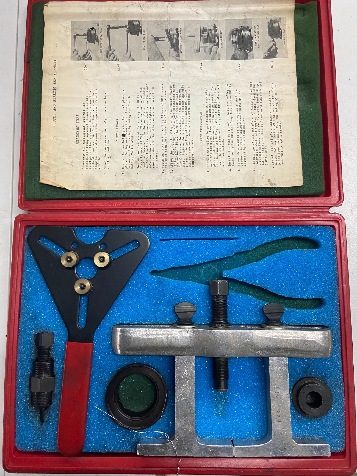 DRAF Nippondenso 10P15 AC Compressor Clutch Tool Kit SET SKU9