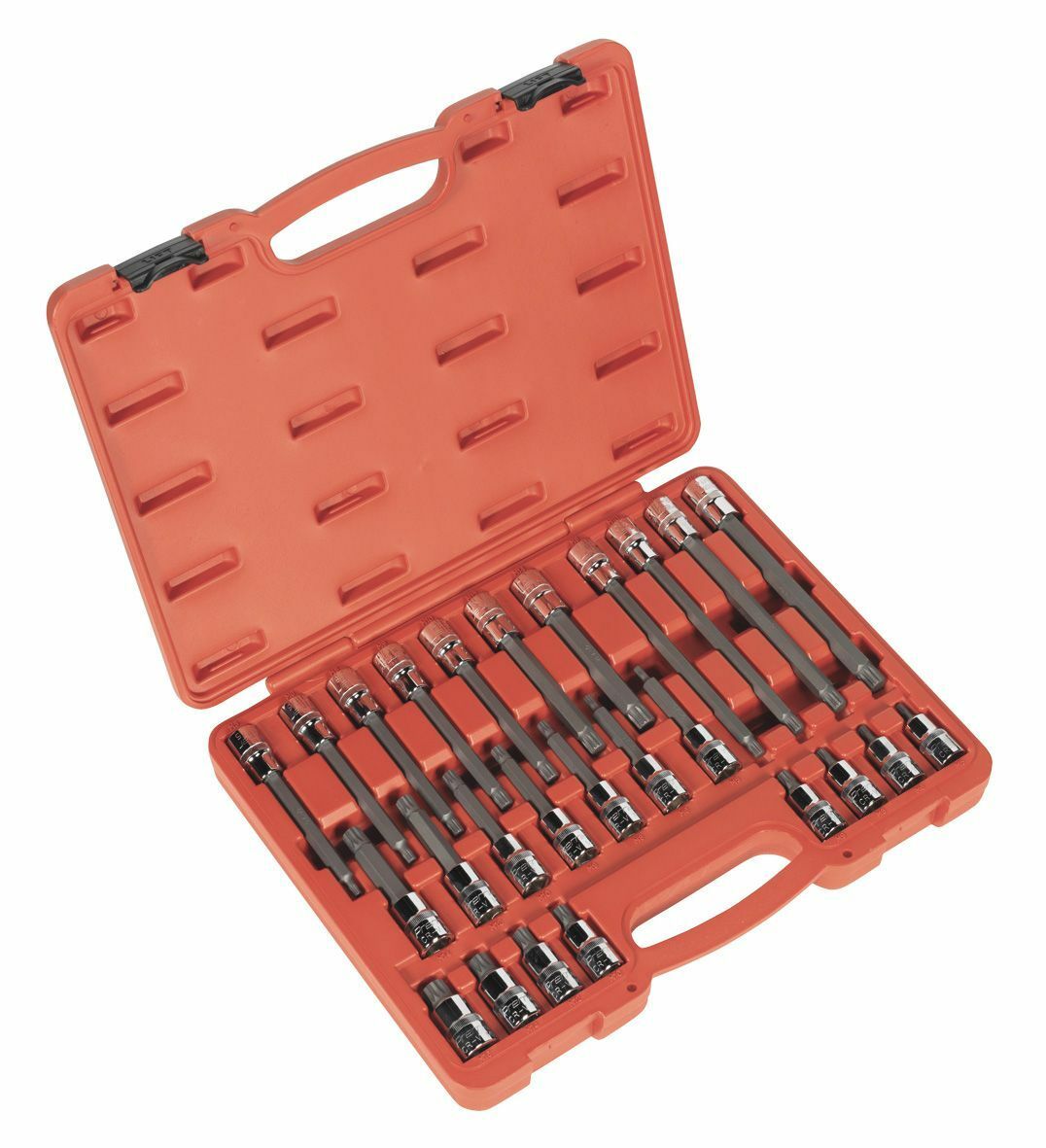 Sealey AK2195 Spline Socket Bit Set 26pc 1/2″Sq Drive