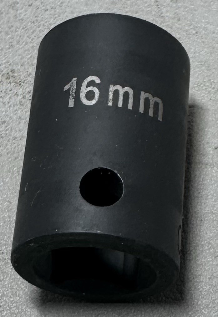 Blue Power by Cornwell CBP137M 16MM 1/2”drive 6 point impact socket
