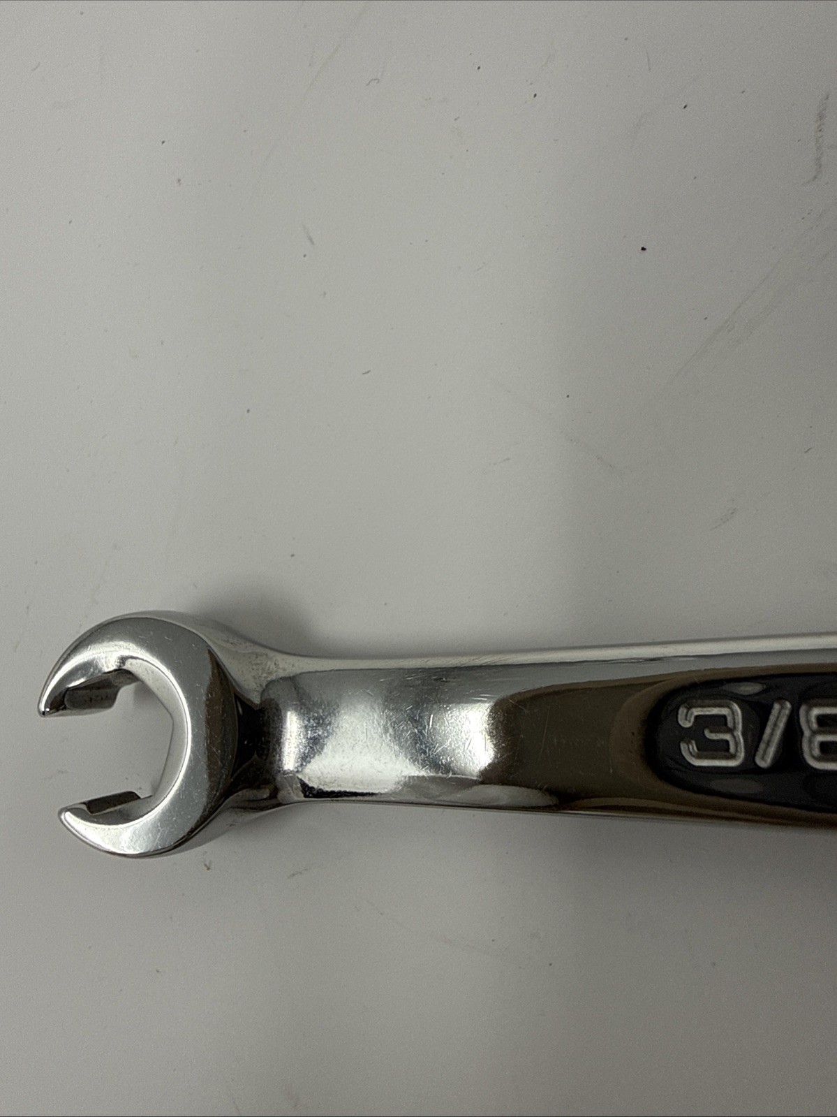 Snap-on tools 3/8 x 7/16″ SAE flare nut open end 6-point wrench RXFS1214B