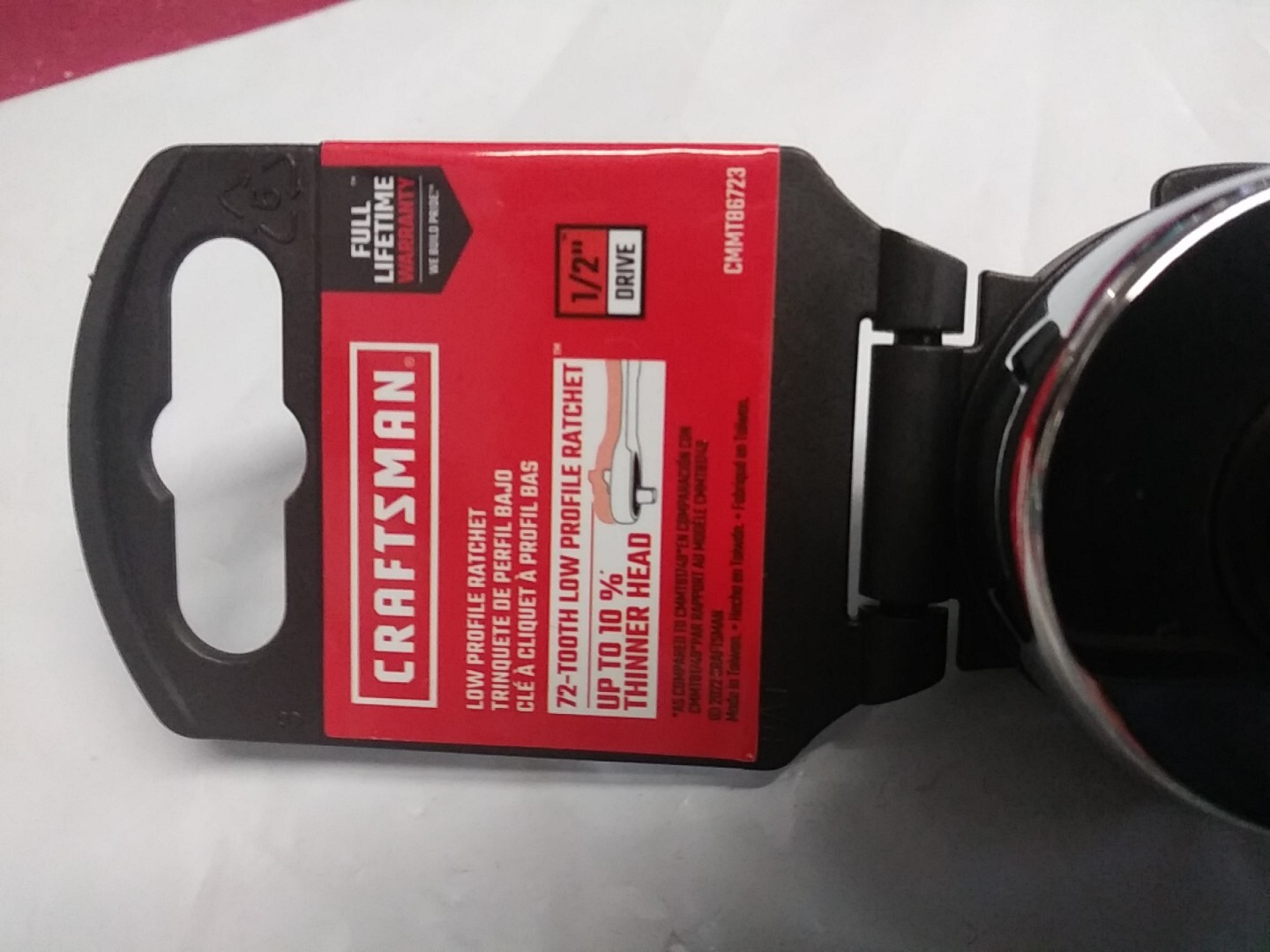 Craftsman Cmmt86723 Low Profile Ratchet