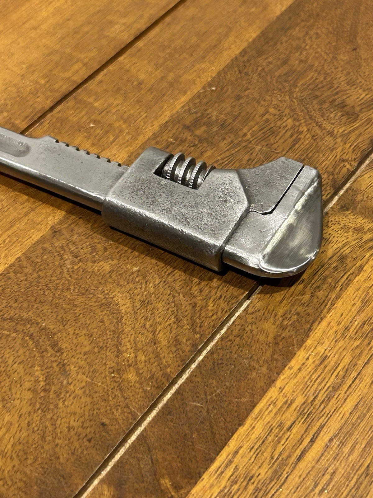 Vintage Herbrand 7” Adjustable Auto Pipe Monkey Wrench & Ball Peen Pein Hammer