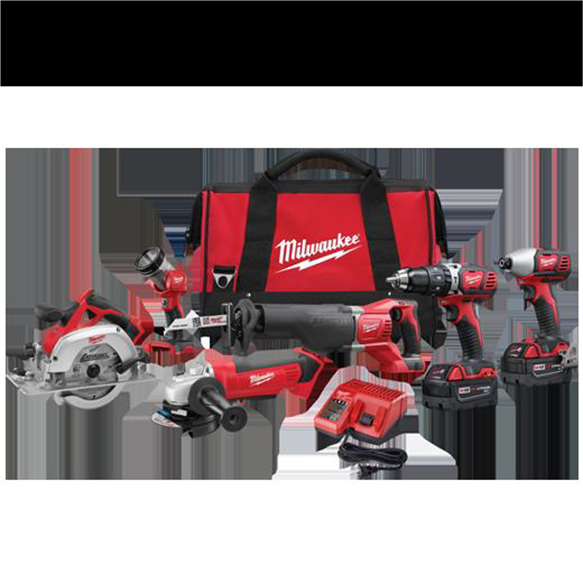 Milwaukee 2696-26 M18 Cordless Lithium-Ion 6-Tool Combo Kit