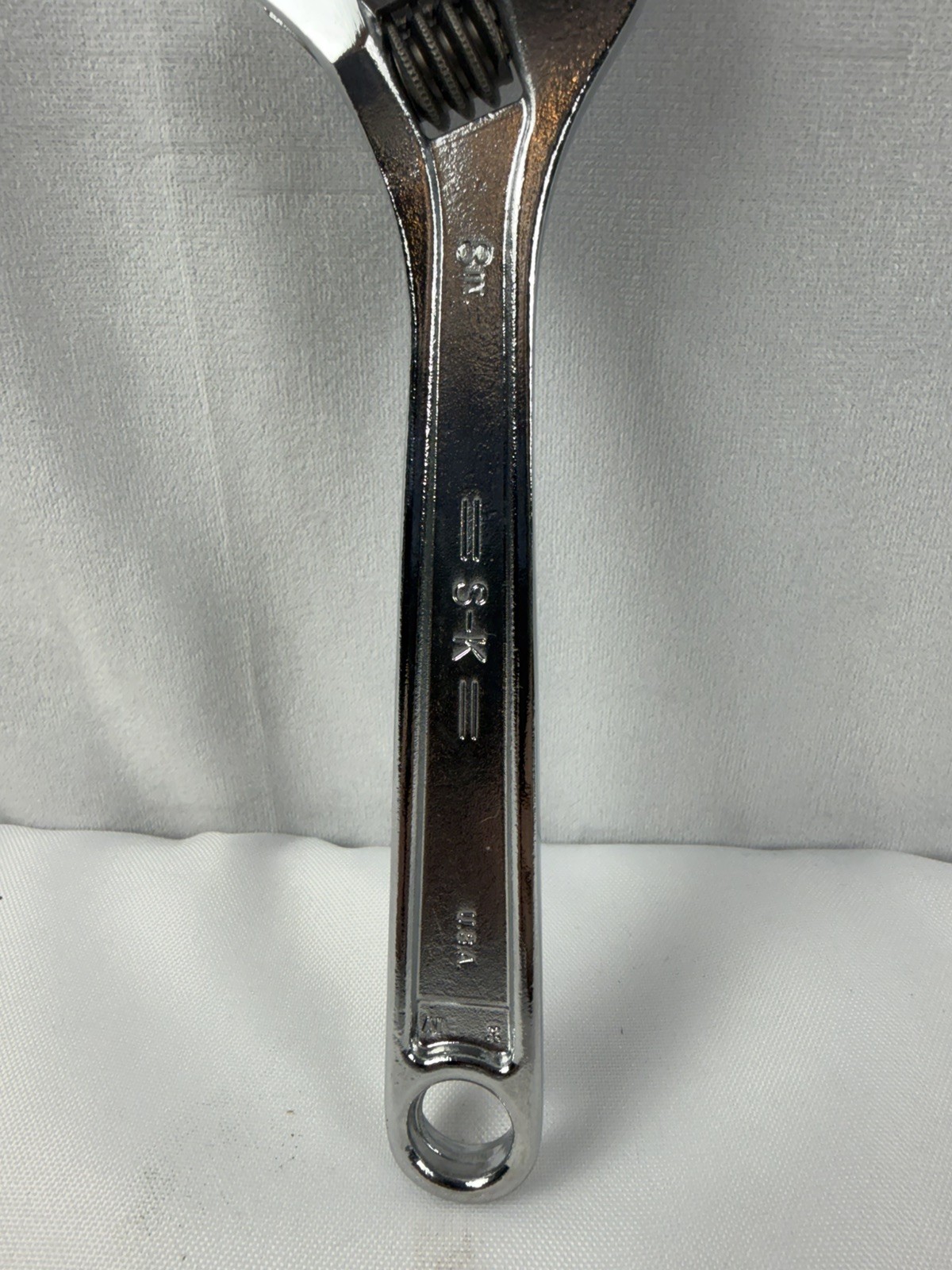 SK Hand Tools 8008 8″ Adjustable Wrench 15/16” Jaw Capacity Ni Coating SK8008