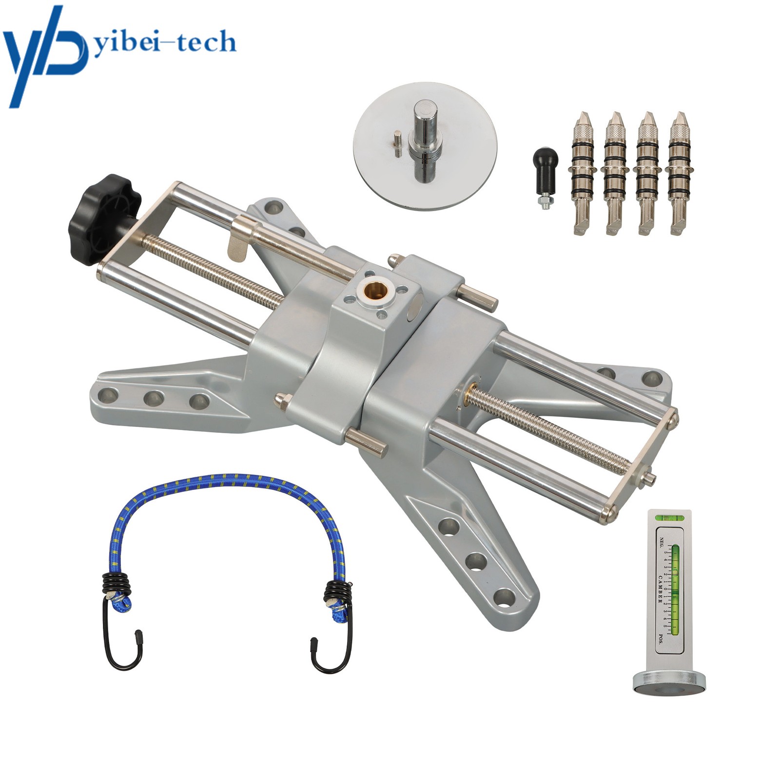 Camber Caster Gauge Wheel Alignment Rack Tool 3D DSP For 11» to 25» Rim Clamp