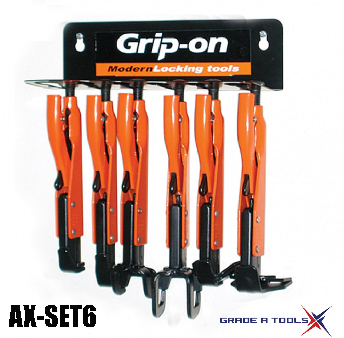 Grip-On Axial Locking Pliers Set – 90006