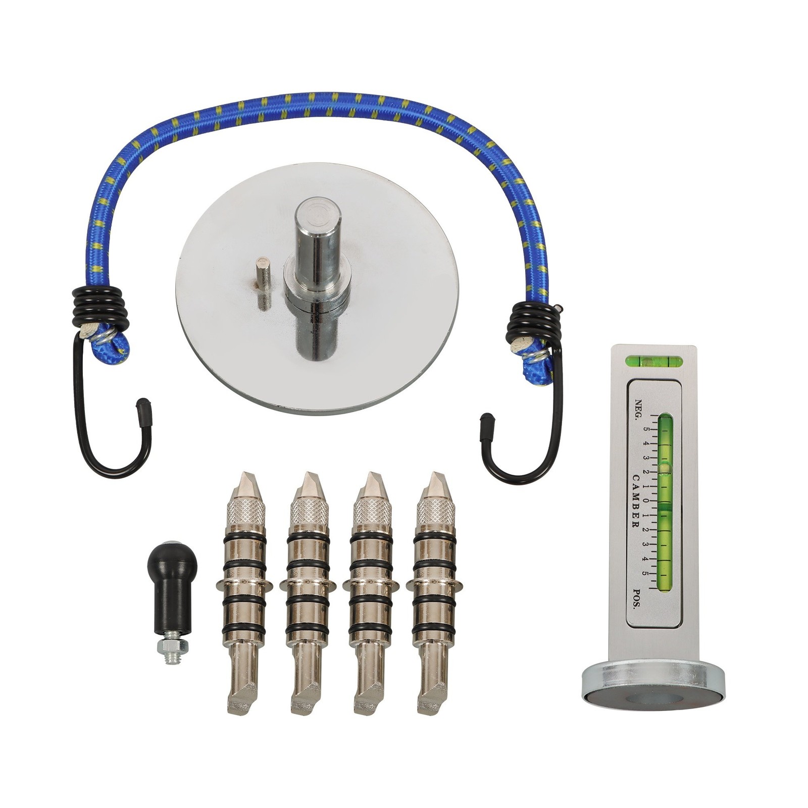 Wheel Alignment Rack Tool 3D DSP Wheel Clamp with Adapter for Magnetic Gauges