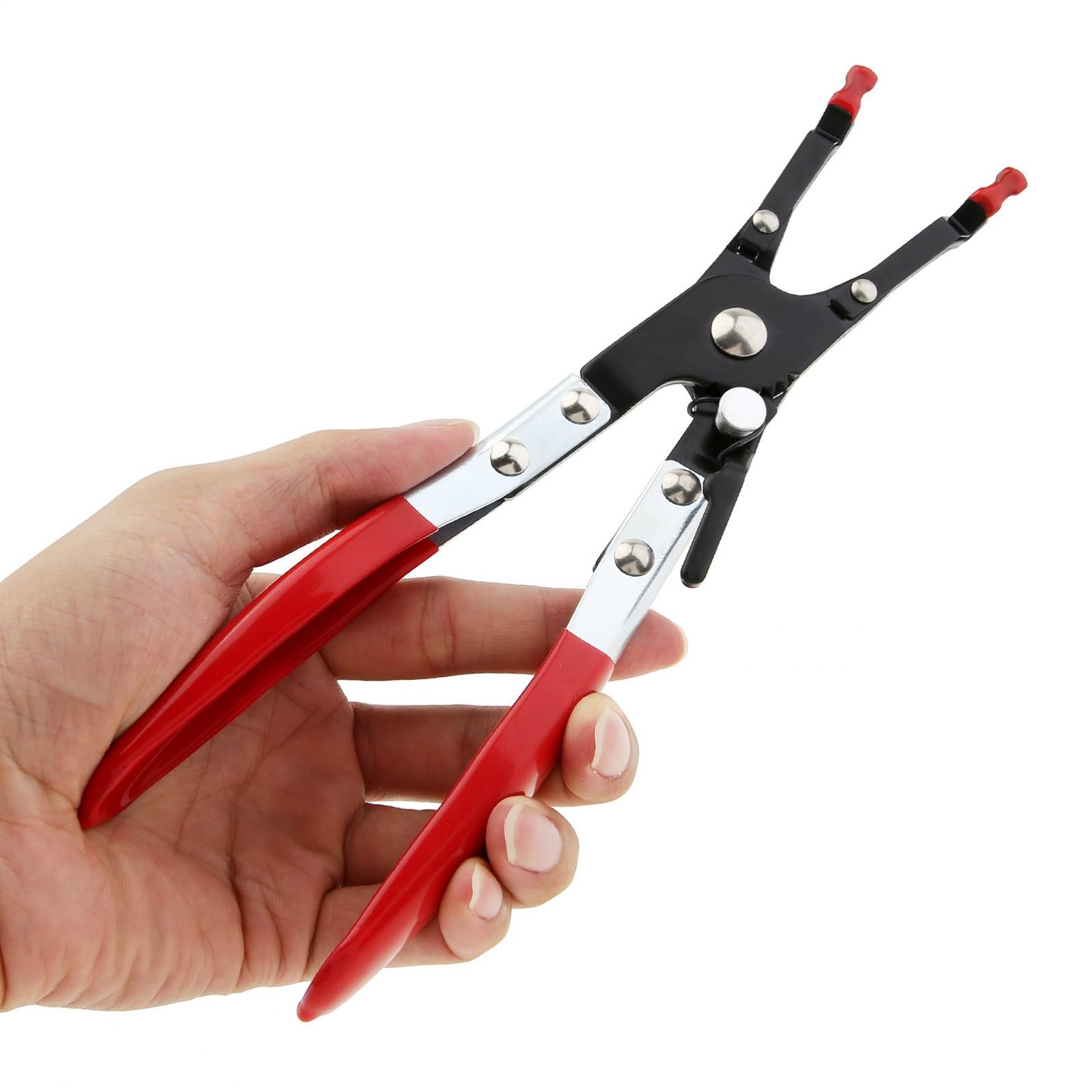 Car Soldering Pliers Wire Welding Clamp Pick‑Up Aid Tool Wire Welding Pliers Red