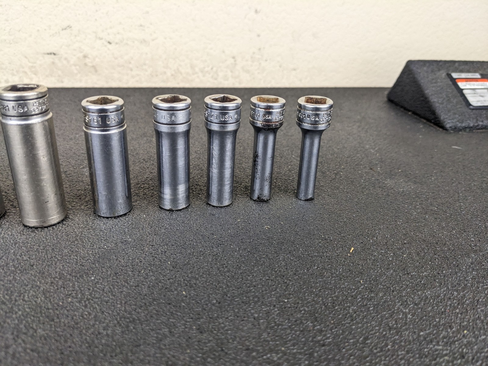 #bo384 Snap on Tools 211SFSY 3/8″ Drive Deep Chrome Socket Set Socket Set