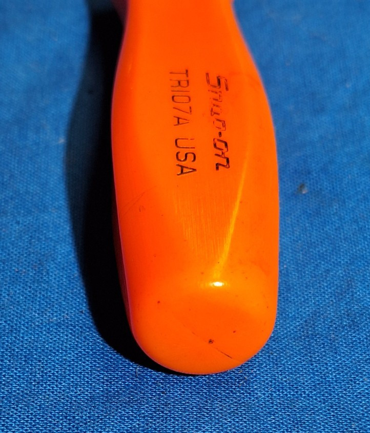 Snap-On TR107A Tire Valve core remover tool hard ORANGE handle