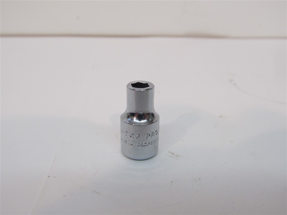 Proto J4706, 3/16″ Standard Socket, 1/4″ Drive, 6 Point, Chrome