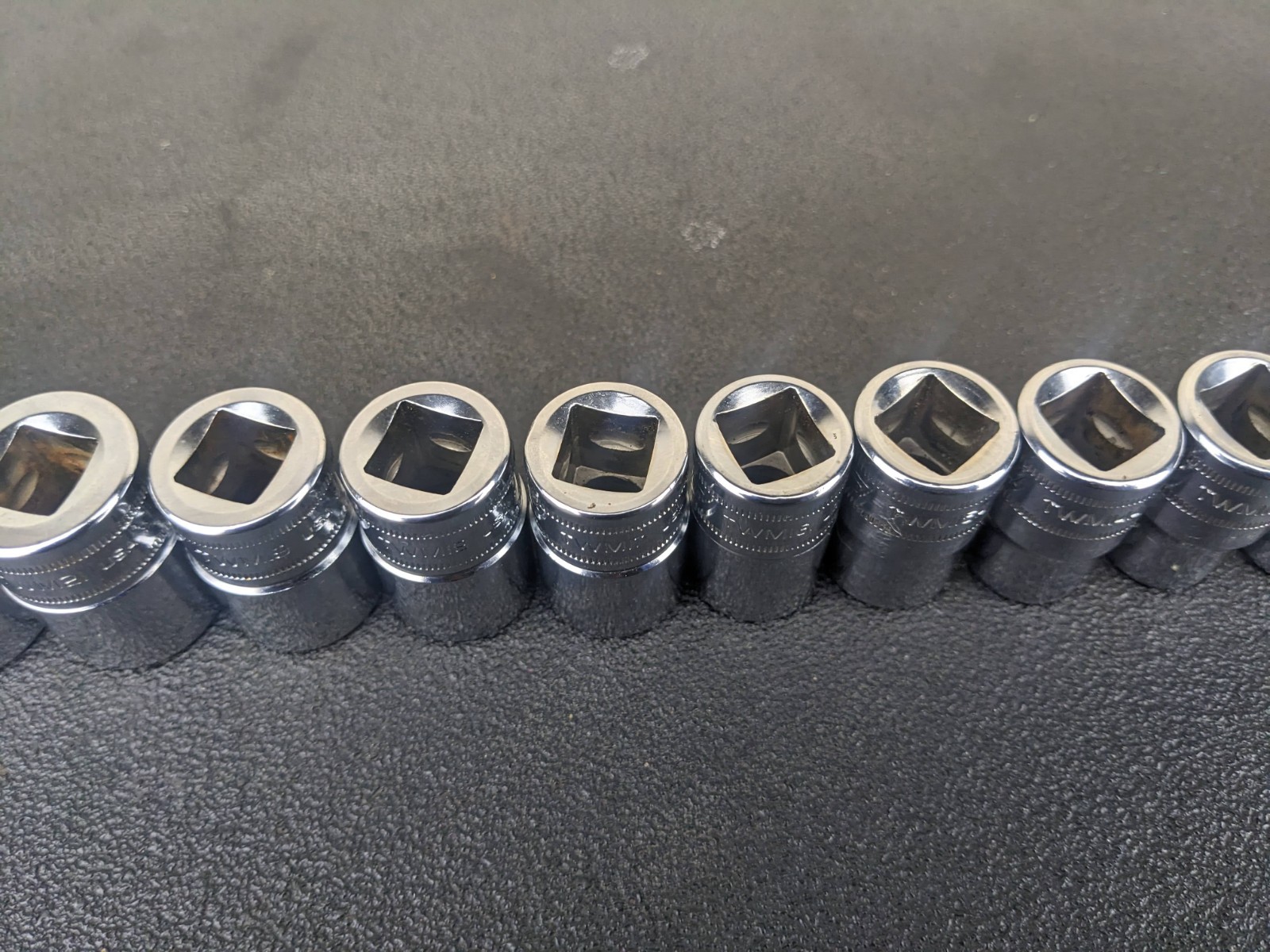 #bp494 Snap On 11pc 6 Point 1/2” drive Shallow Socket Set 24mm