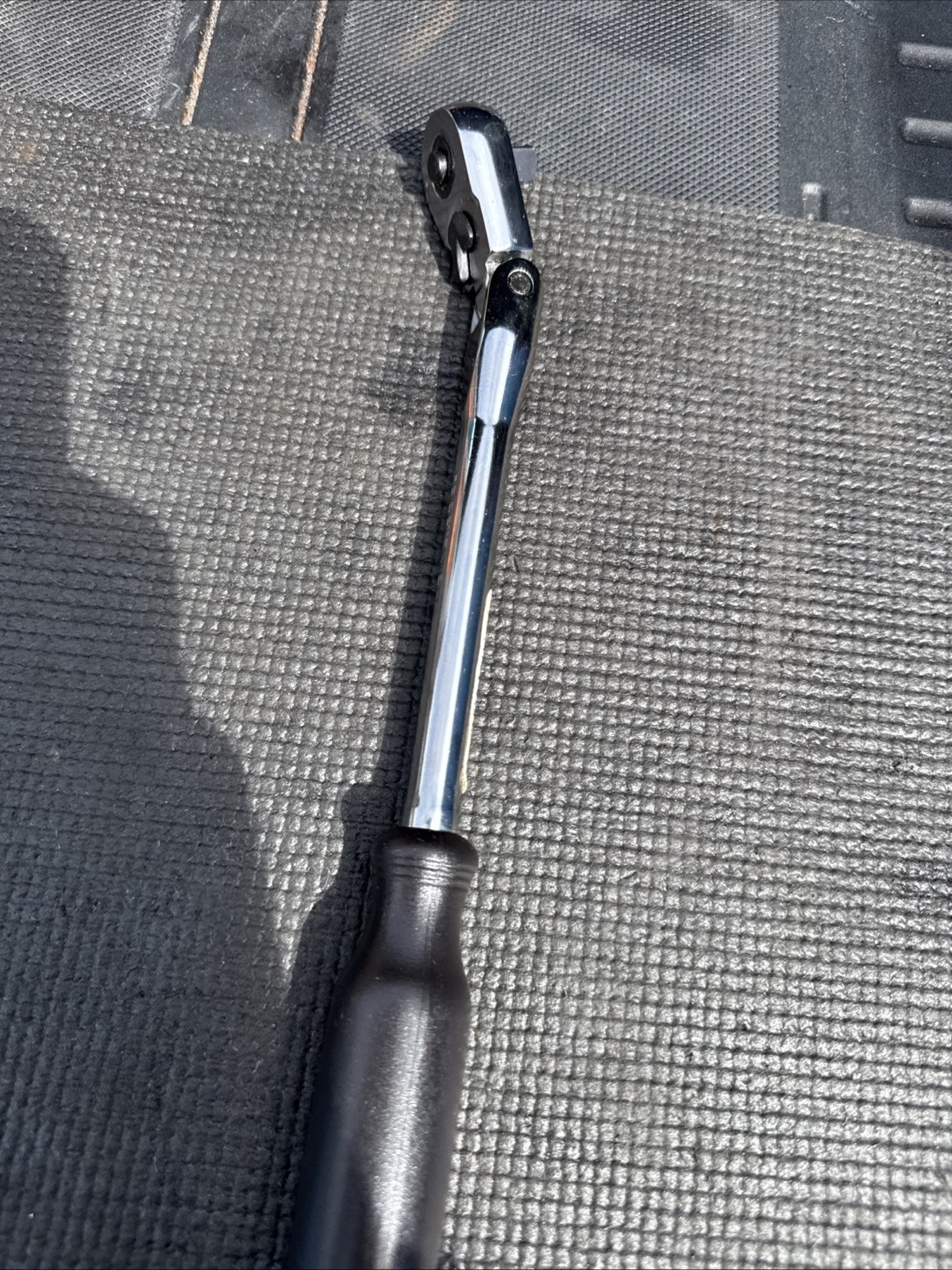 Sears Craftsman 12″ Flex Head Ratchet 3/8″ Drive Black 44836 Stickered USA Nos