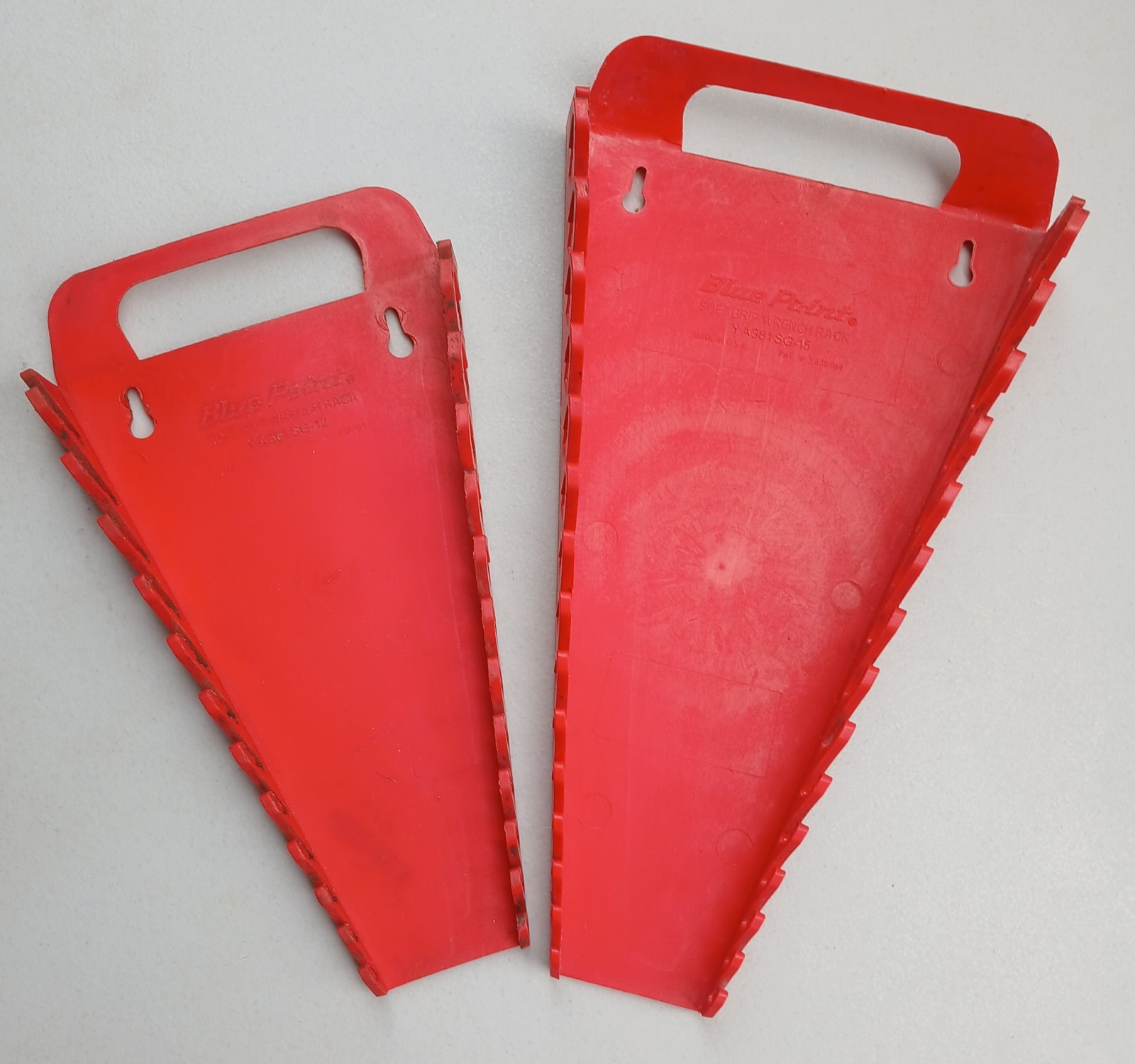 2 Blue-Point Wrench Organizer Rack YA381sg 12 YA381SG15 Red