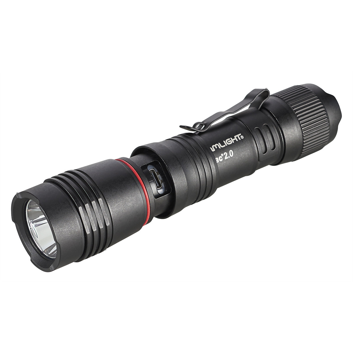 Streamlight 2000 Lumen ProTac 2.0 Flashlight – Includes SL-B50 battery pack, USB