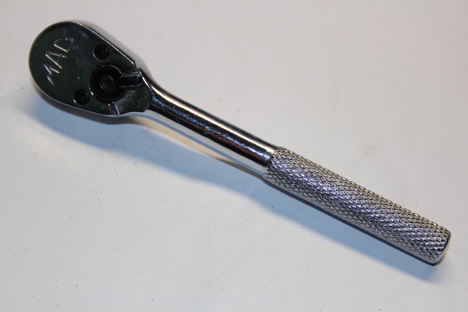 MAC TOOLS 1/4″ Drive Knurled Pear-Head Ratchet – 5″ MR5 USA