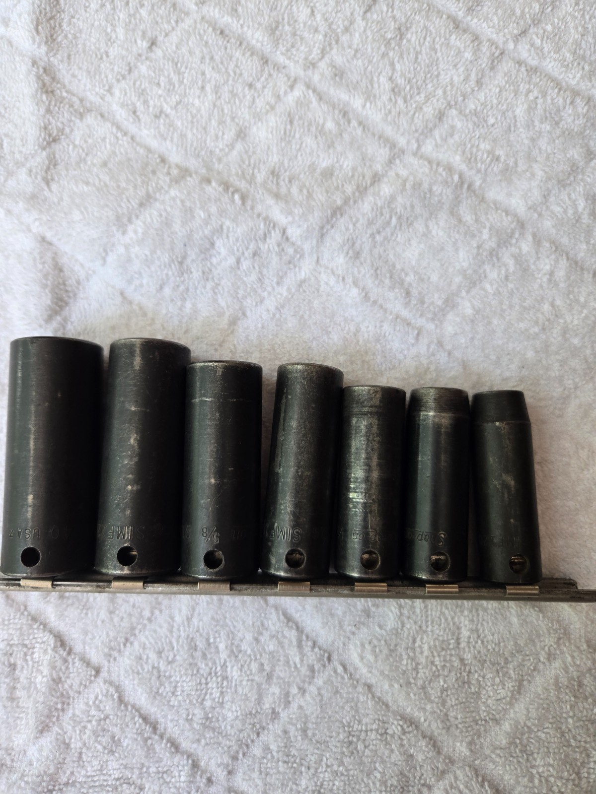 Snap-on 7-Piece 3/8″ Drive 6-Point Deep Impact pact Socket Set 3/8″ to 3/4″ SIMF
