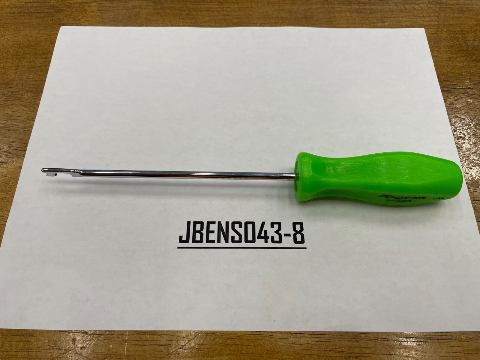 Snap-on Tools USA NEW GREEN 5/16″ Blade Width Push-Pull Spring Tool SPRG618G