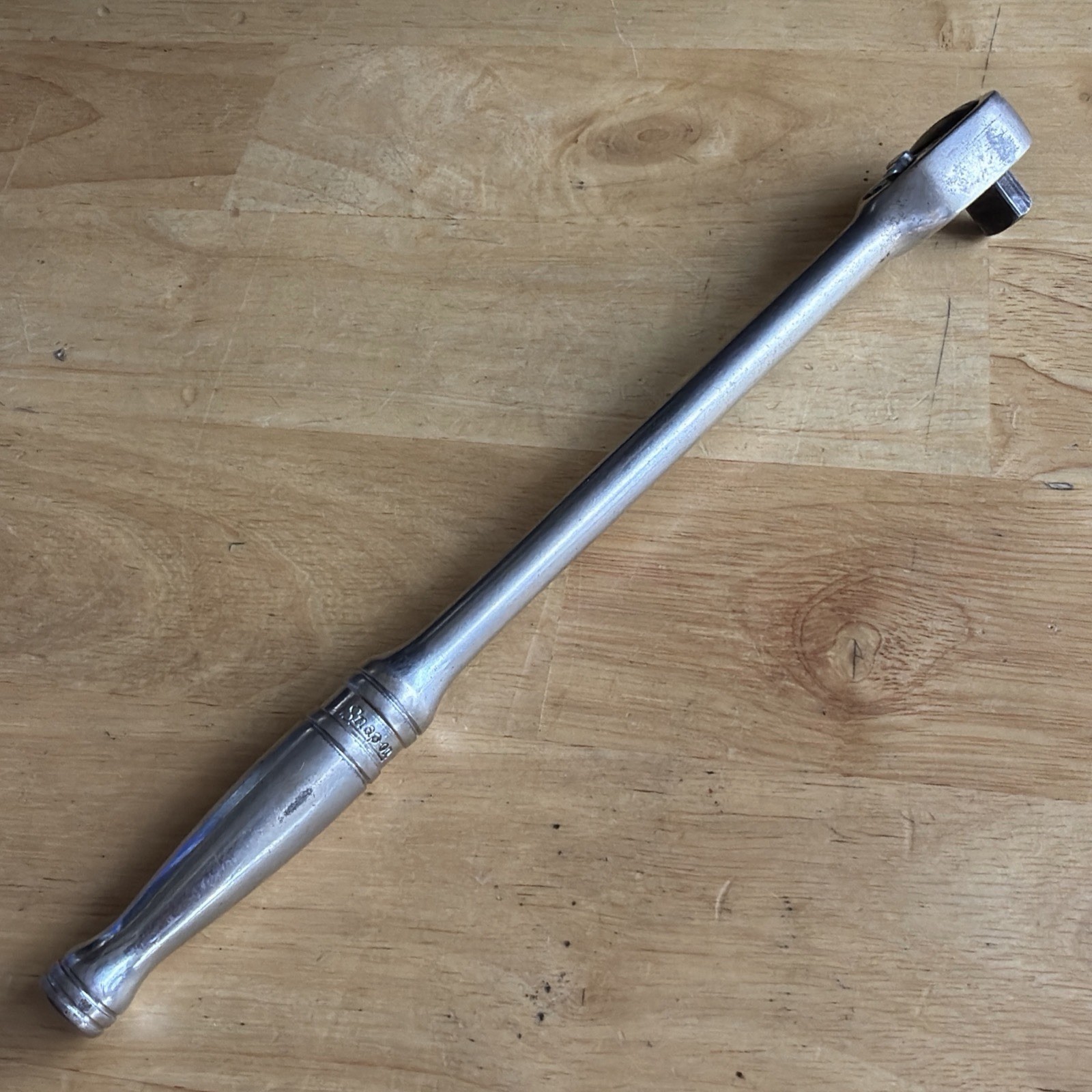 Snap On Tools 10″ Long Ratchet 3/8″ Drive Long Handle FL710B Vtg Made in USA
