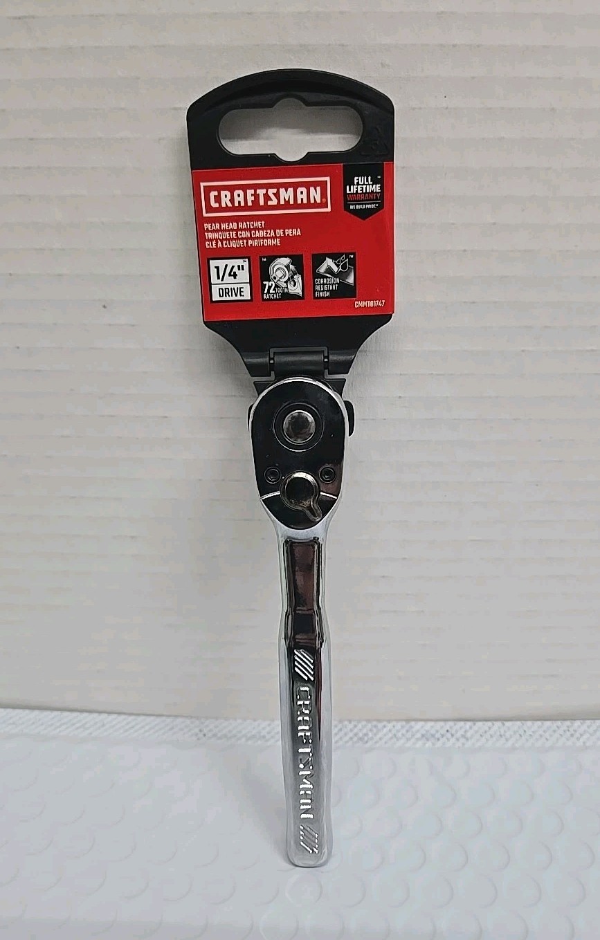 Craftsman 1/4 in. drive 72 Tooth Pear Head Ratchet