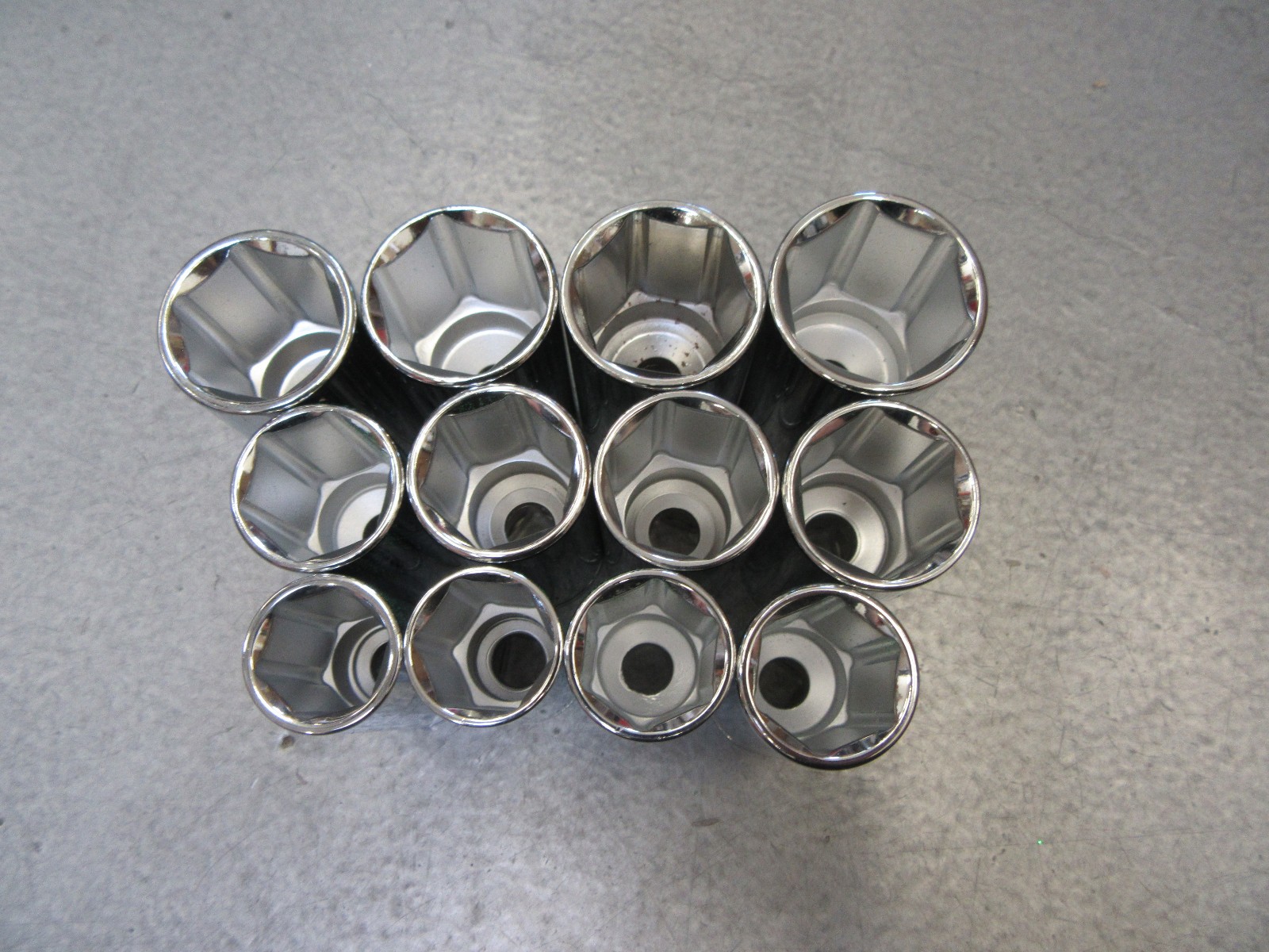 SK Professional Tools 12pc 1/2″ Drive 6pt Deep Socket Set Metric MM 20-32mm no31