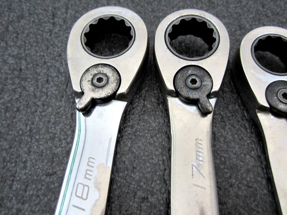 Blue-Point 9pc Metric Reversible Combination Ratcheting Wrench Set