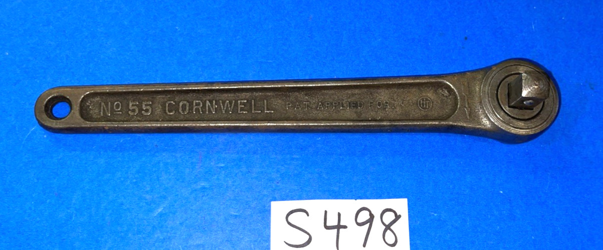 CORNWELL TOOLS VINTAGE 1/2 DRIVE RATCHET NO 55 SHIPPING INCLUDED