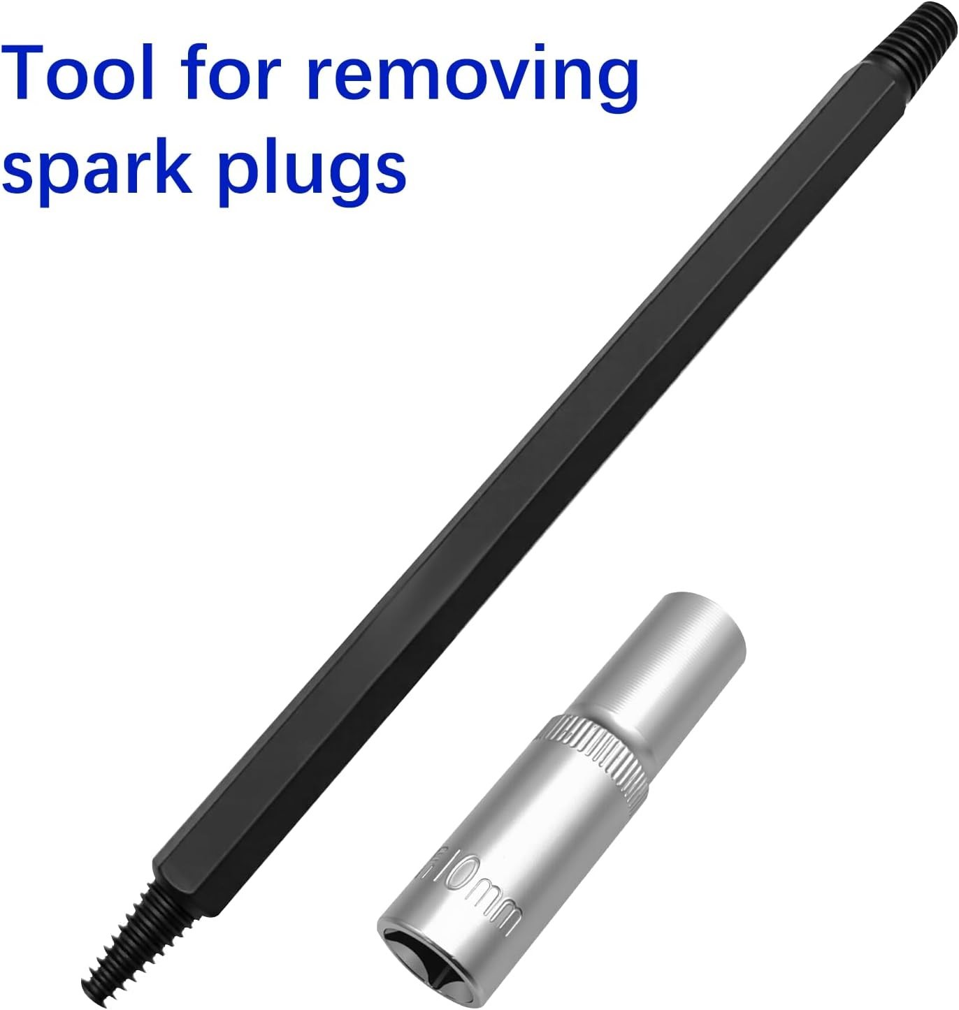ZKTOOL 2PCS Broken Spark Plug Removal Kit, Broken Wire Extractor, 5-8MM