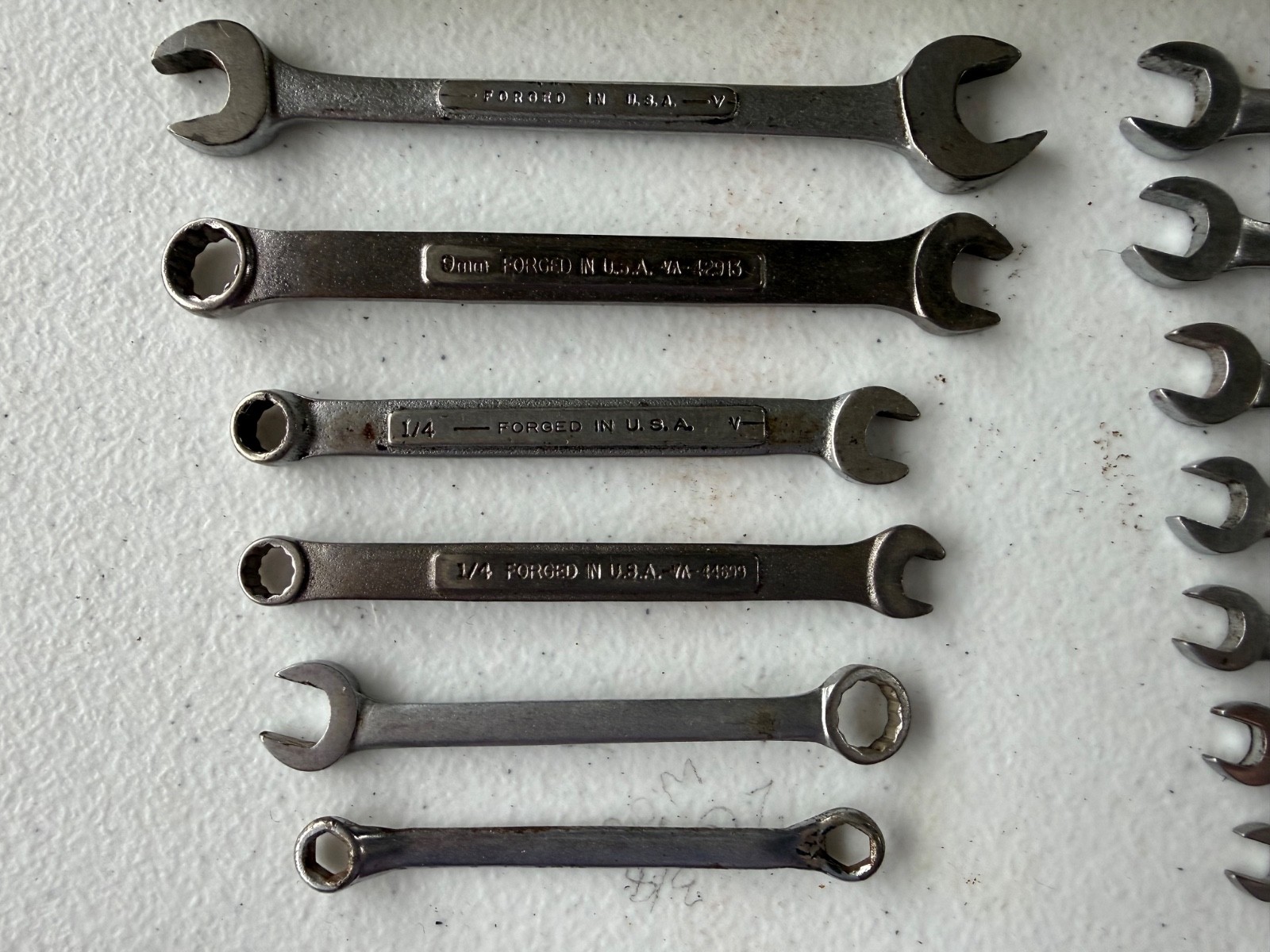Vintage Craftsman wrenches 14 pieces total.