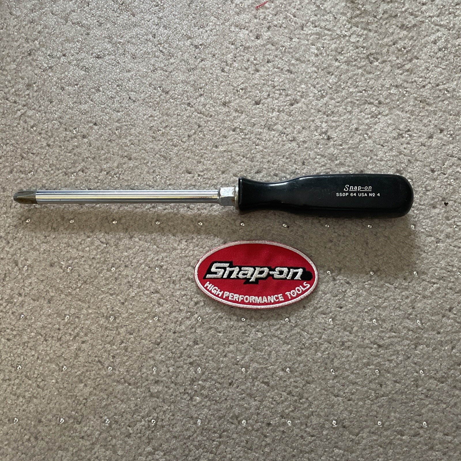 Snap-on Tools USA SSDP64 Black Classic Hard Handle No.4 P4 Phillips Screwdriver
