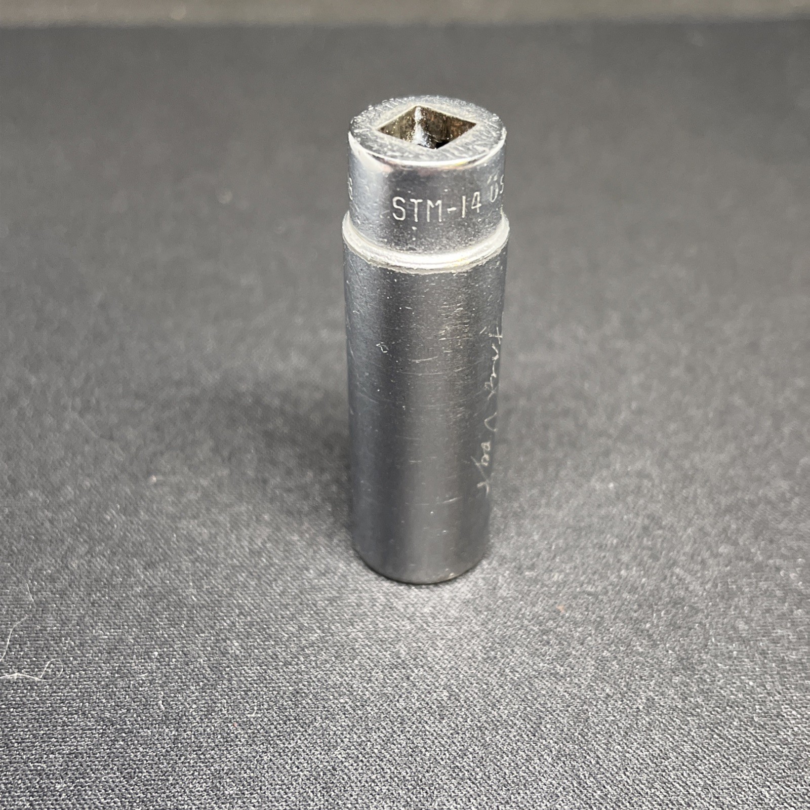 SNAP ON STM14 7/16 FLANK DEEP SOCKET 6 POINT 1/4″ DRIVE USA MADE FREE SHIPPING