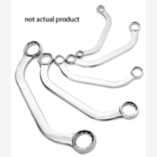 14mm X 15mm Fully Polished Half Moon Double Box Wrench (993503m)
