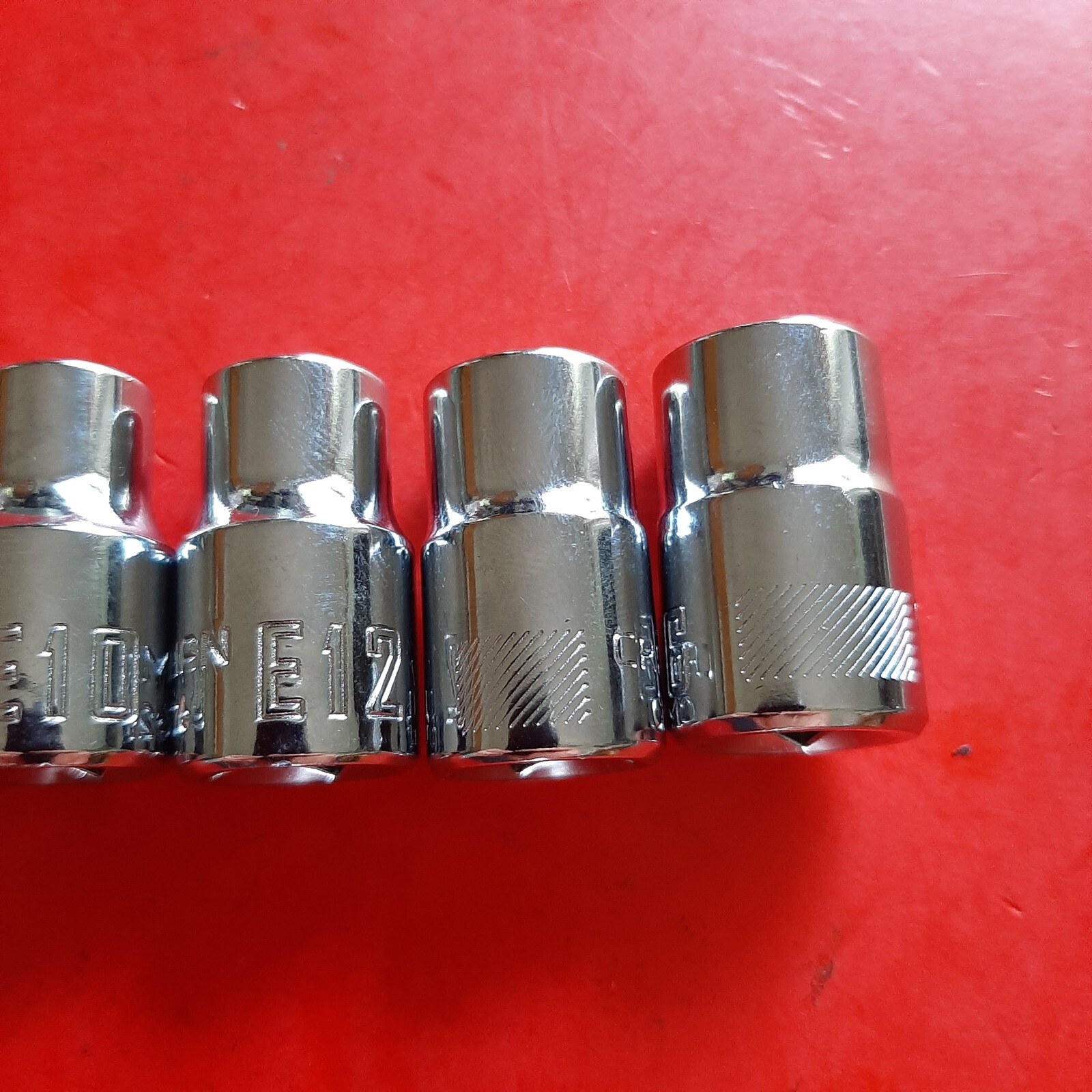 NEW CRAFTSMAN TOOLS 7pc 1/4 3/8 Drive EXTERNAL ETorx Female Torx Socket Set 6-16