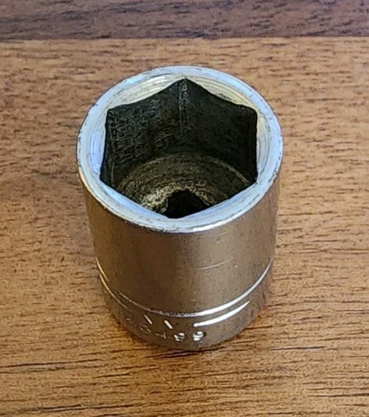 Craftsman USA 1/2″ Socket 6 Point 1/4″ Drive VV 43499 (Ringed)