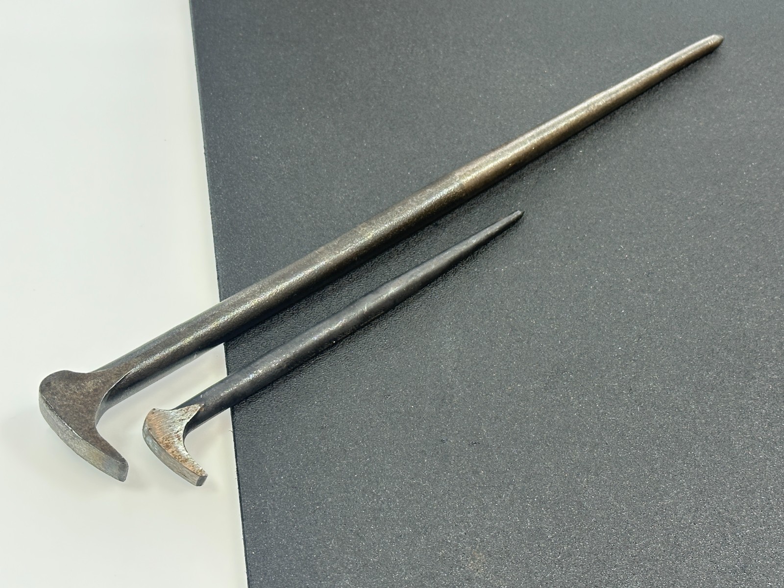Snap-on Tools USA 2pc Rolling Head Prybar Set Pair, 650 Short 6″ & 1250 11″ Long