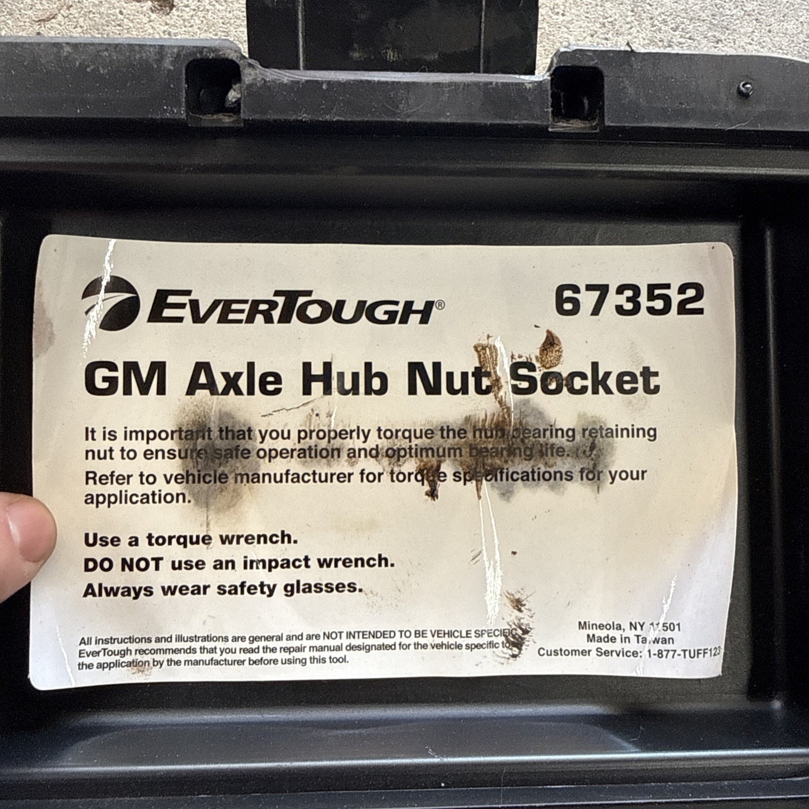 EverTough Axle Hub Nut Socket For Gm (67352)