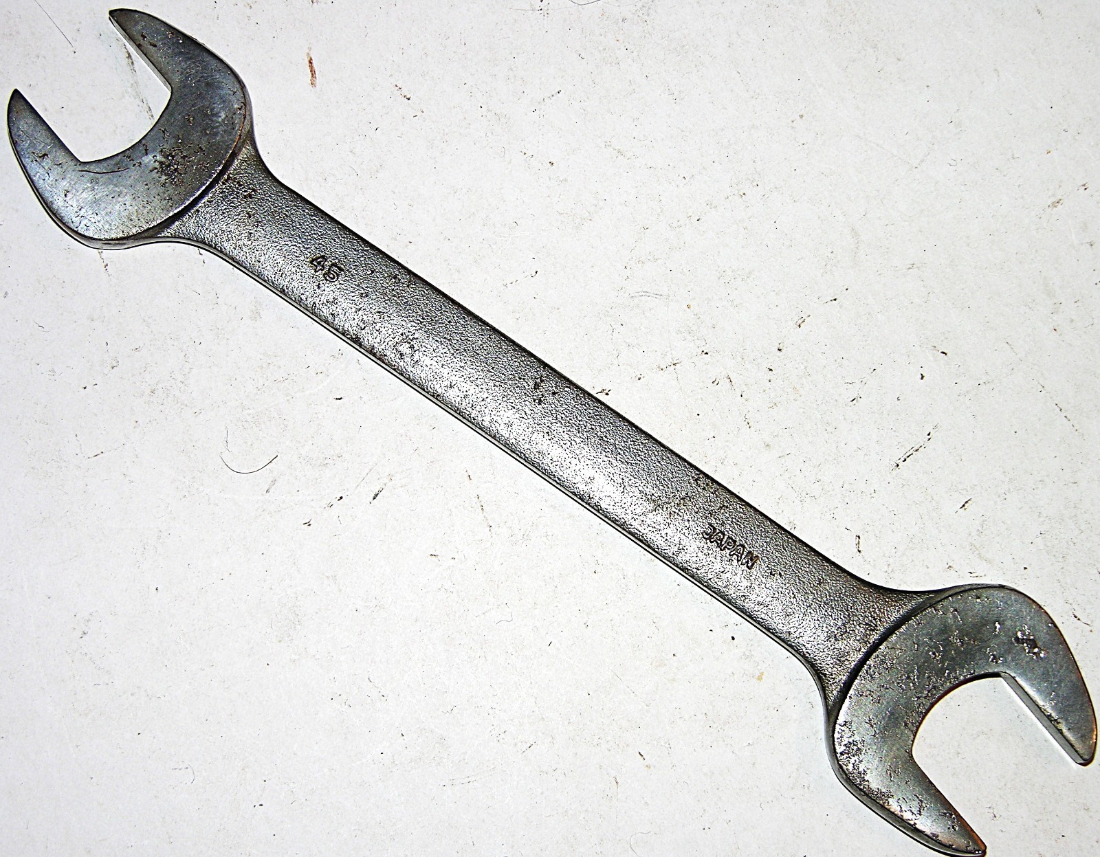 SHOWA Double Open End Wrench ⅞” x 15/16” 9¼” OAL Drop Forged Steel #45