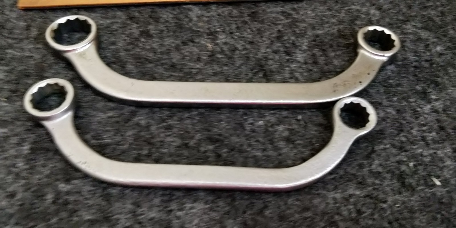 Proto #1725 & #1730 Half Moon Curved Box End Obstruction Wrenches 7/16” -5/8”