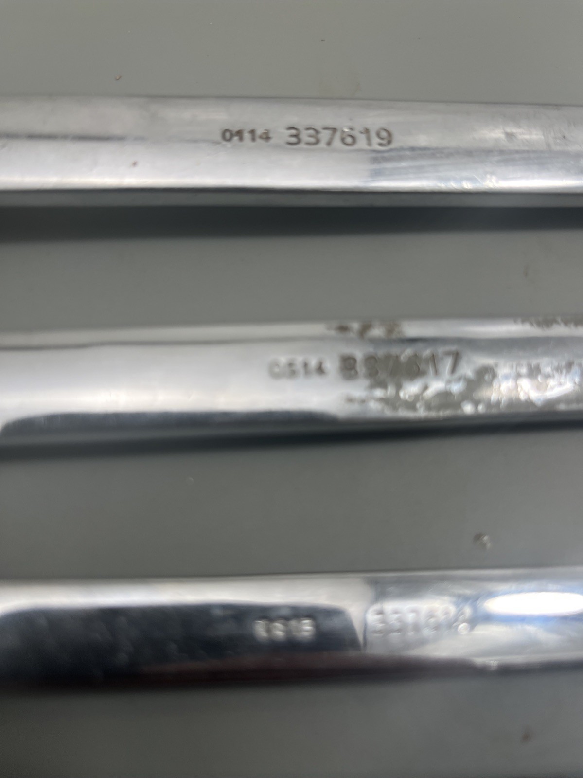 Vintage Kobalt Combo Wrench Set Of 6 SAE 1/4,5/16,3/8,7/16,5/8,3/4”