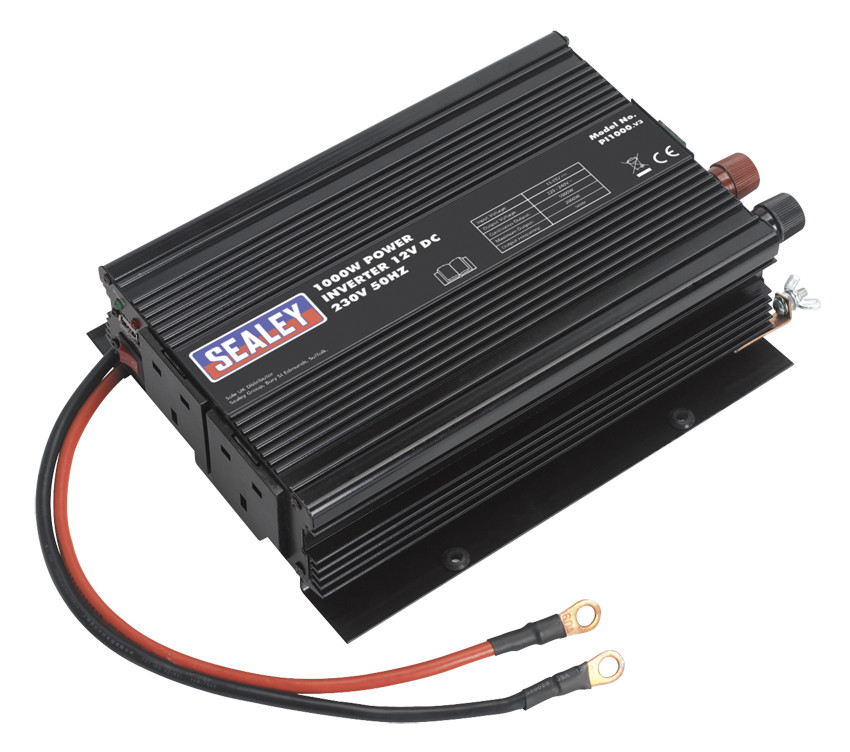 Sealey PI1000 Power Inverter 1000W 12V DC – 230V 50Hz