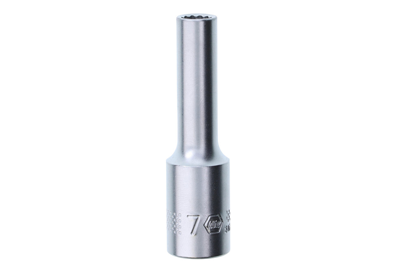 Wiha 33750 12 Point – 3/8″ Drive Deep Socket 7.0mm